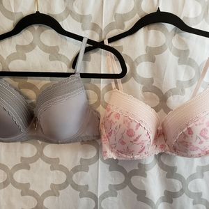 2 Laura Ashley Push Up Bras!  38C
